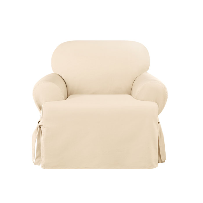 Sure Fit 100 Cotton TCushion Armchair Slipcover & Reviews Wayfair